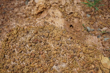 abstract road surface gravel used for road construction presentations