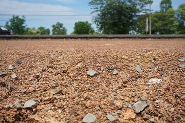 blurry road construction layer SOIL AGGREGATE SUBBASE