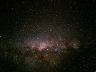 Horizontal shot of the Milky Way in Chile's night skies