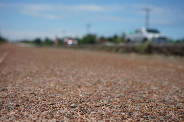 blurry road construction layer SOIL AGGREGATE SUBBASE
