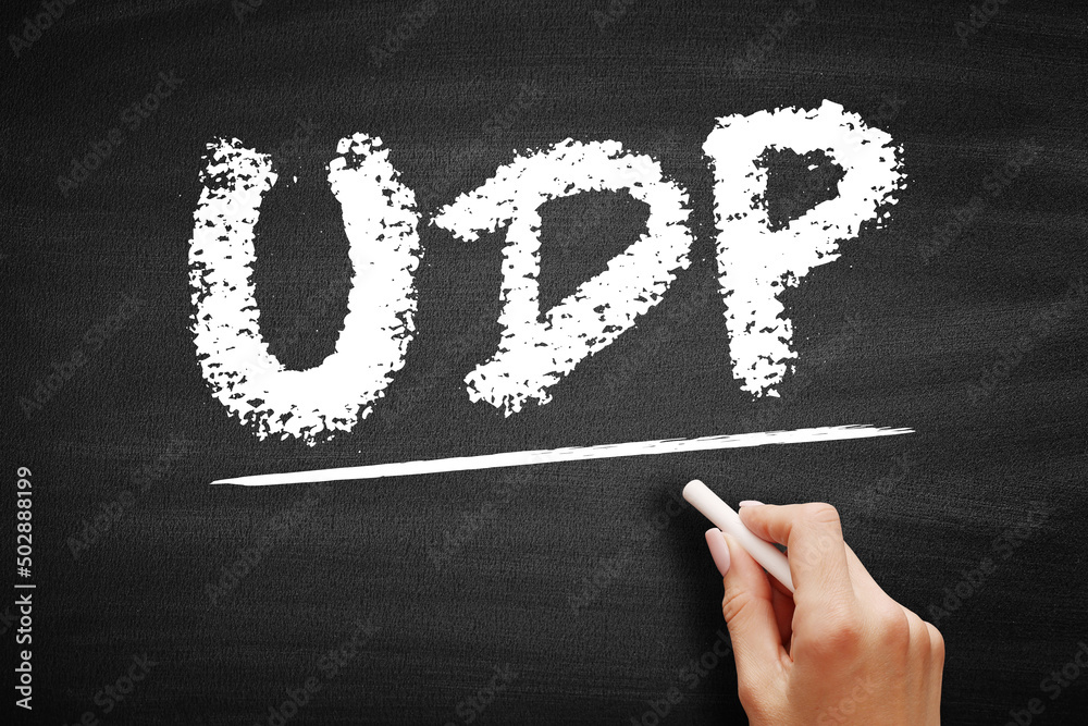 Aufkleber udp - user datagram protocol is one of the core members of the internet protocol suite, acronym text