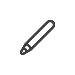 Obraz premium Pencil line icon