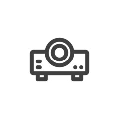 Projector line icon