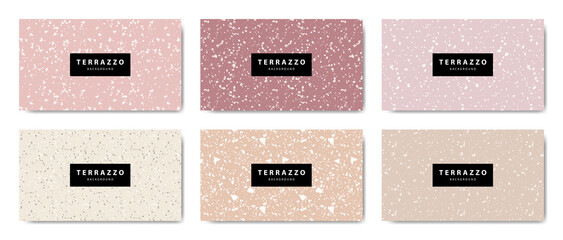 Terrazzo floor wallpaper background