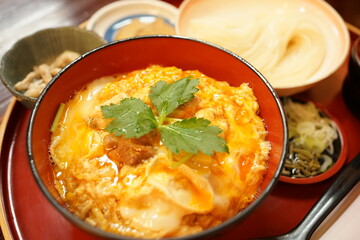 Oyako-don or Oyakodon, Chicken and Egg Bowl, Japanese Food - 日本料理 親子丼
