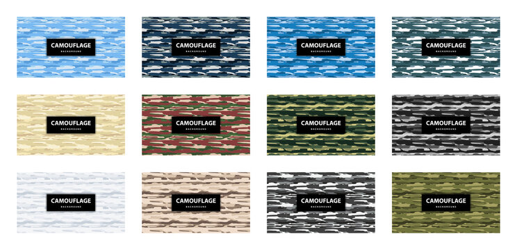 Military and army camouflage pattern background