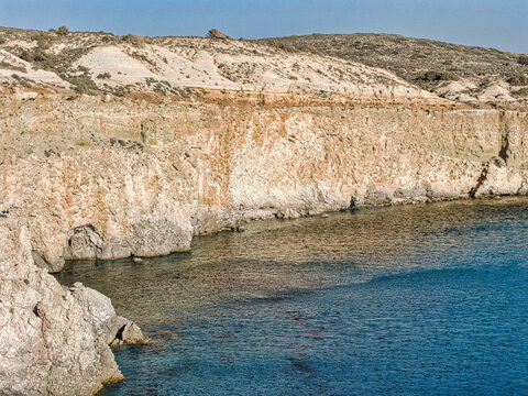Tsigrado in Milos island in Greece