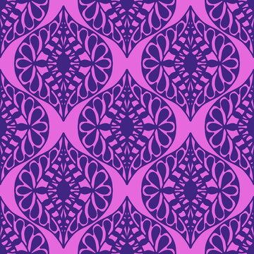 Abstract seamless ethnic pattern for fabrics and textiles and packaging and linens and gifts and cards and hobbies © Tetiana