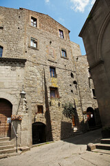 Fototapeta premium Viterbo, quartieri, medievali