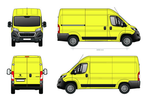 Cargo Delivery Van Peugeot Boxer 2017