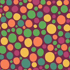 Seamless abstract pattern background. Decorative design freehand creative paint. Texture chaotic element.