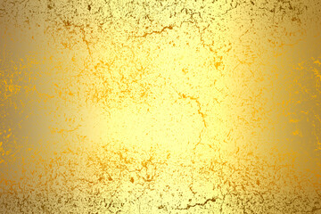 Golden Abstract  decorative paper texture  background  for  artwork  - Illustration