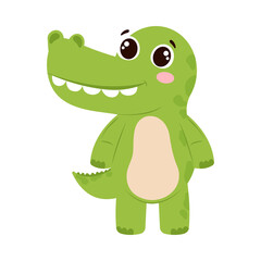 cute crocodile icon