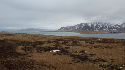 Glacier Laguna In Iceland Solheimajokull 