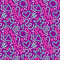 Abstract seamless pattern for fabrics and textiles and packaging and linens and gifts and cards and hobbies