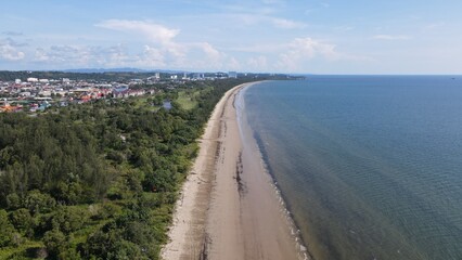 Miri, Sarawak Malaysia - May 2, 2022: The Landmark and Tourist Attraction areas of the of Miri...