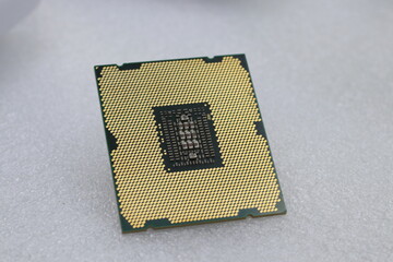 desktop computer processor, new generation cpu close-up