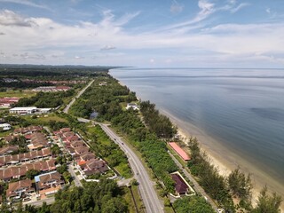 Miri, Sarawak Malaysia - May 2, 2022: The Landmark and Tourist Attraction areas of the of Miri...