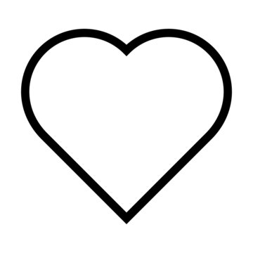 recommend clip art: Heart shape dashed symbol icon vector for creative graphic design ui element in a pictogram illustration