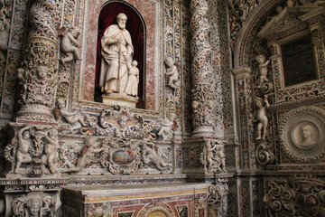 Obraz premium baroque church (st dominic) in palermo in sicily (italy)