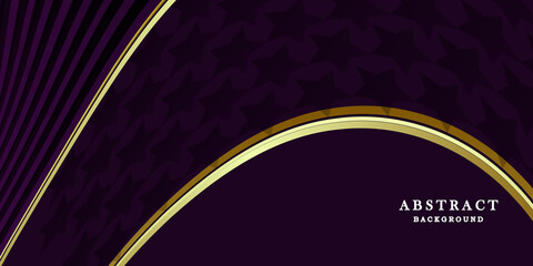 Purple gold background with star