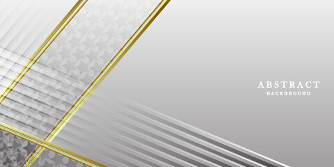 Luxury white gold background vector