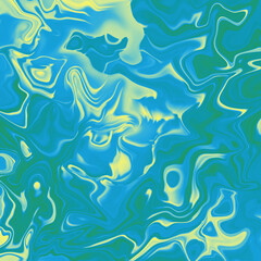 Icy blue marble
