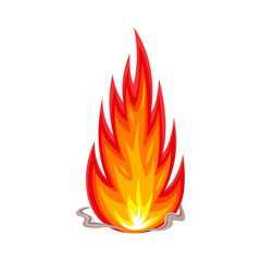 Bonfire, comet or flame