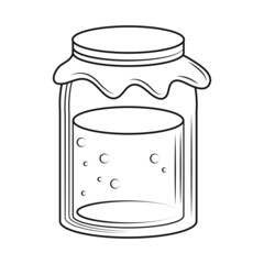 jar food sketch icon