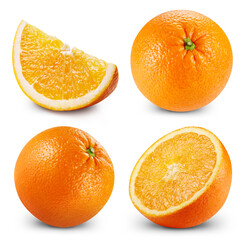 Orange isolated on white background