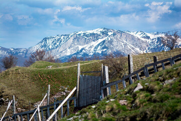 Fence at Umoljani village, Bosnia and Herzegovina