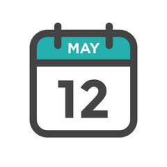 May 12 Calendar Day or Calender Date for Deadlines or Appointment