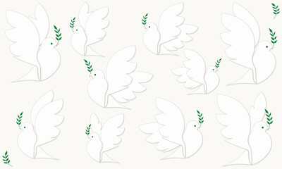 Colombe paix Blanche