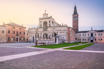 Fototapeta na wymiar View of san benedetto po, Mantua, Lombardy, Italy