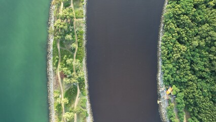 Miri, Sarawak Malaysia - May 2, 2022: The Landmark and Tourist Attraction areas of the of Miri...