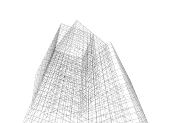 abstract architectural sketch