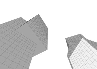 abstract architectural sketch