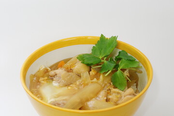 出汁の香る手作り親子丼
