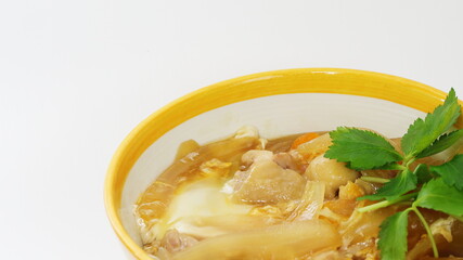 出汁の香る手作り親子丼