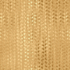 Gold foil seamless pattern, golden glitter background