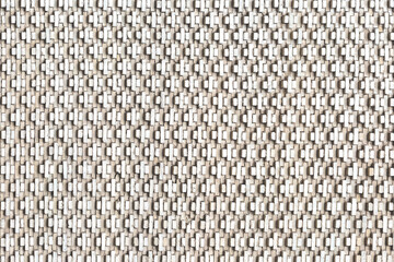 Decoratively lined wall with white brick, some bricks protrude from other bricks as a background, a seamless pattern.