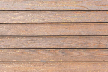 Horizontally arranged wooden strips of light brown color as a background, texture.