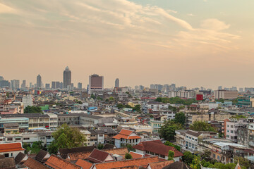 View of Bangkok from above.