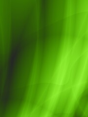 Vertical leaf flow illustration green card design