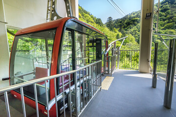 ロープウェイ　有馬温泉駅　ropeway Arima hot spring station
