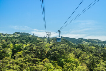 ロープウェイ　有馬温泉駅　六甲山頂駅　ropeway  Rokko Sancho  Arima hot spring station