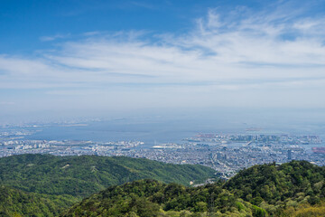 六甲山　景色　Rokko mountaintop view