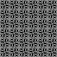 
seamless pattern.Simple stylish abstract geometric background. Monochrome image. Black and white color. Design for decor, prints, textile.Design element for prints. 
