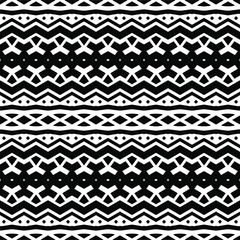 seamless pattern.Simple stylish abstract geometric background. Monochrome image. Black and white color. Design for decor, prints, textile.Design element for prints. 