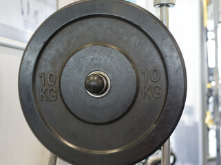 Fototapeta premium 10KG Weightlifting Barbell weight Plate Full